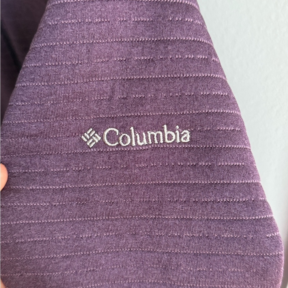 Women’s Columbia 1/2 zip Plum Pull Over, Size XL - Picture 6 of 12